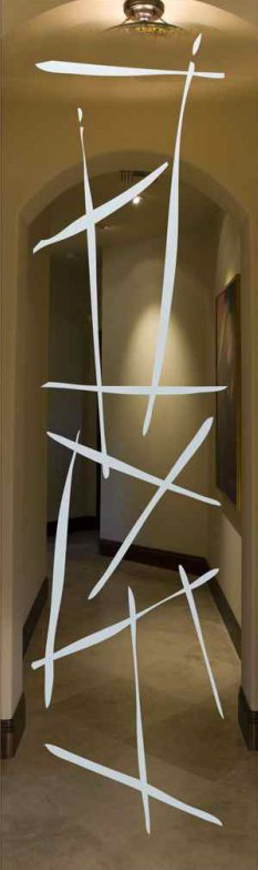 Vetro Porta Sabbiato 7025