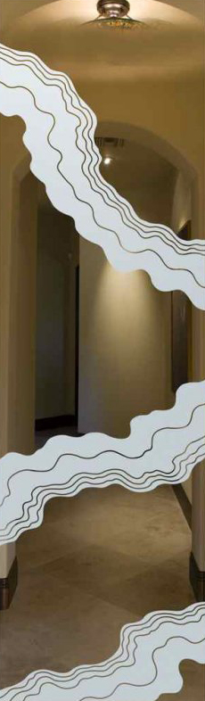 Vetro Porta Sabbiato 7027