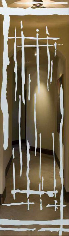 Vetro Porta Sabbiato 7031