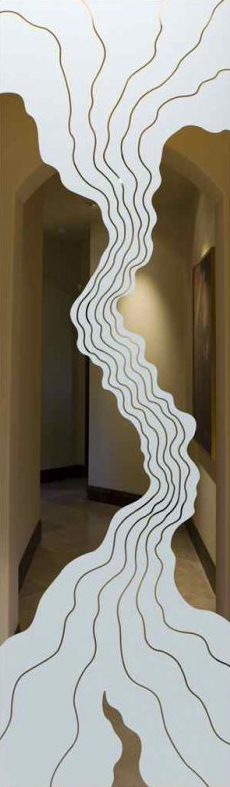 Vetro Porta Sabbiato 7032