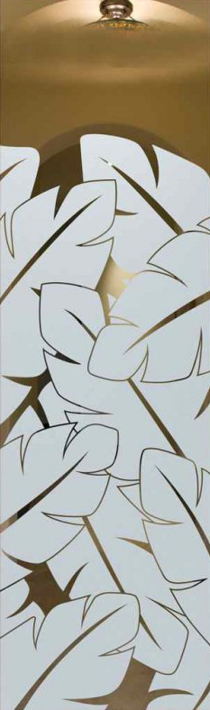 Vetro Porta Sabbiato 7037