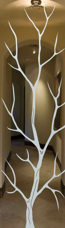 Vetro Porta Sabbiato 7039