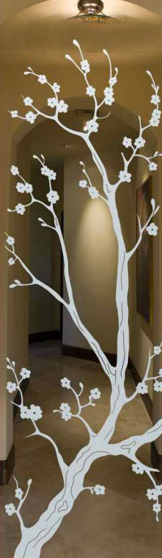 Vetro Porta Sabbiato 7041