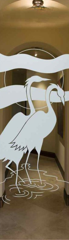 Vetro Porta Sabbiato 7047