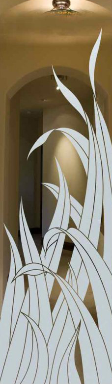 Vetro Porta Sabbiato 7055