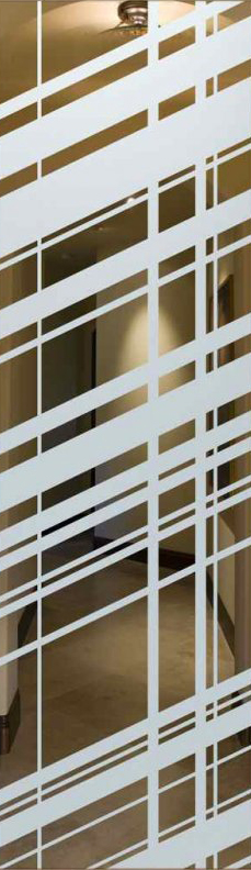 Vetro Porta Sabbiato 7063