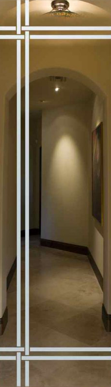 Vetro Porta Sabbiato 7065