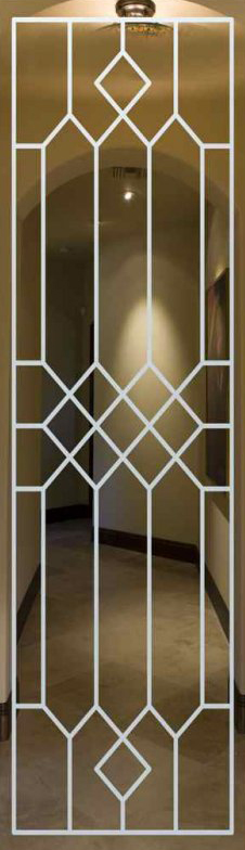 Vetro Porta Sabbiato 7069