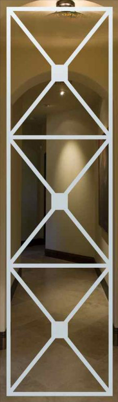 Vetro Porta Sabbiato 7077