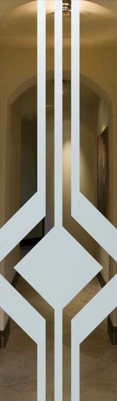 Vetro Porta Sabbiato 7078