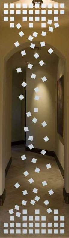 Vetro Porta Sabbiato 7083