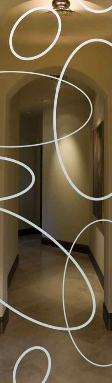 Vetro Porta Sabbiato 7095