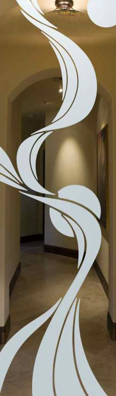 Vetro Porta Sabbiato 7098