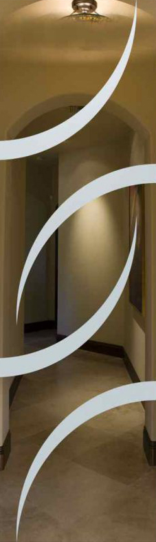 Vetro Porta Sabbiato 7104