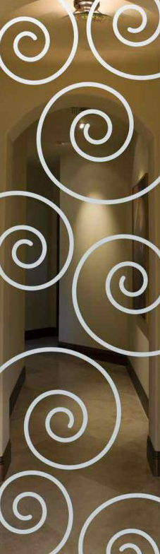 Vetro Porta Sabbiato 7105