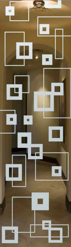 Vetro Porta Sabbiato 7107