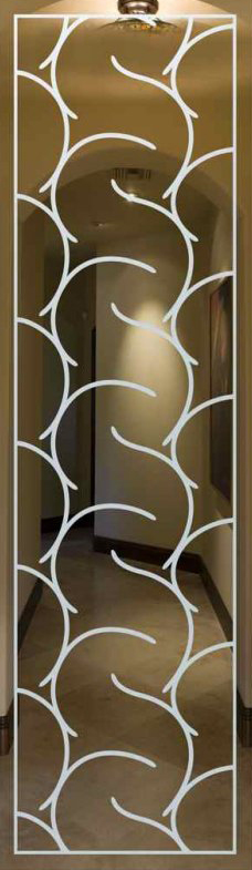 Vetro Porta Sabbiato 7125