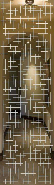 Vetro Porta Sabbiato 7133