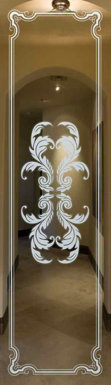 Vetro Porta Sabbiato 7144