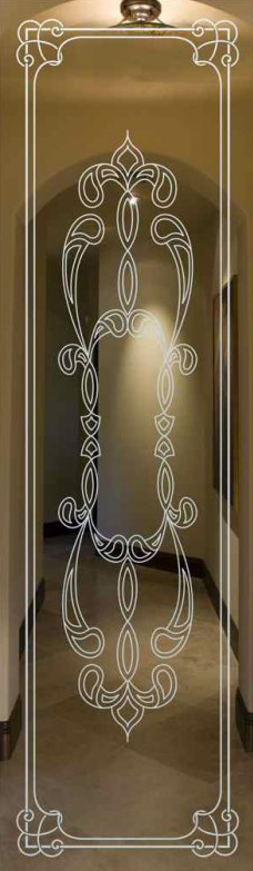 Vetro Porta Sabbiato 7146