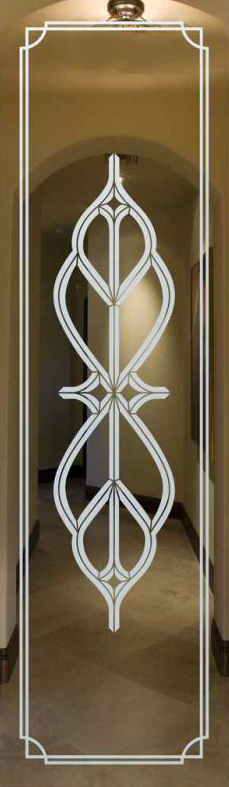 Vetro Porta Sabbiato 7147