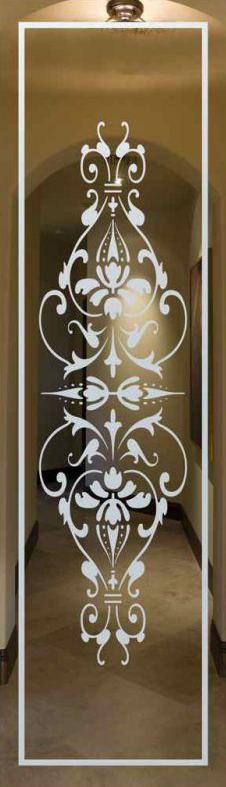 Vetro Porta Sabbiato 7148