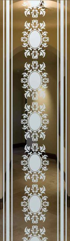 Vetro Porta Sabbiato 7149