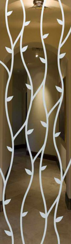 Vetro Porta Sabbiato 7163