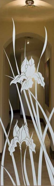 Vetro Porta Sabbiato 7739