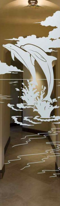 Vetro Porta Sabbiato 8844