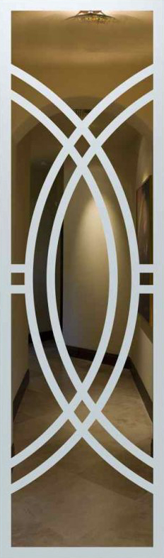 Vetro Porta Sabbiato 9056