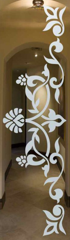 Vetro Porta Sabbiato 9063