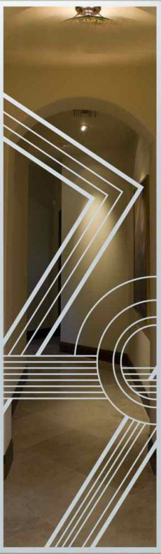 Vetro Porta Sabbiato 9066