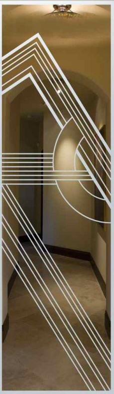 Vetro Porta Sabbiato 9067