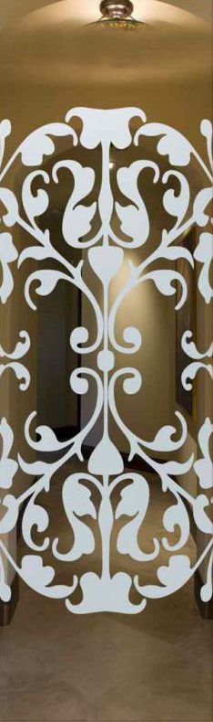 Vetro Porta Sabbiato 9071