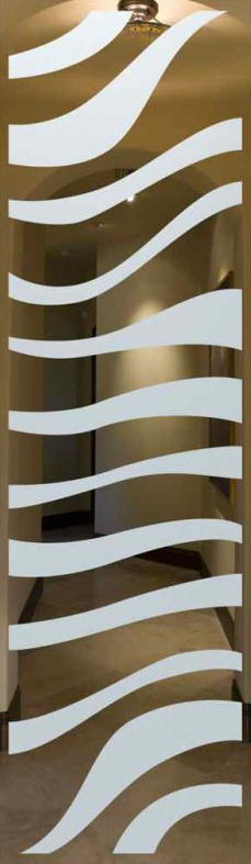 Vetro Porta Sabbiato 9077