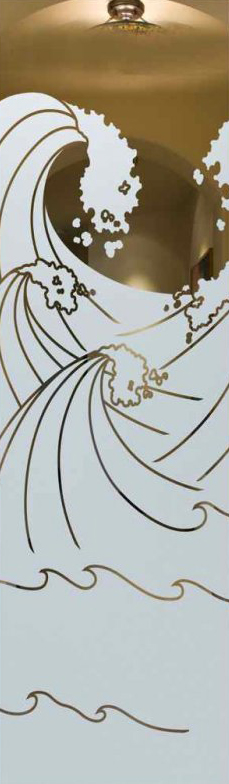 Vetro Porta Sabbiato 9523