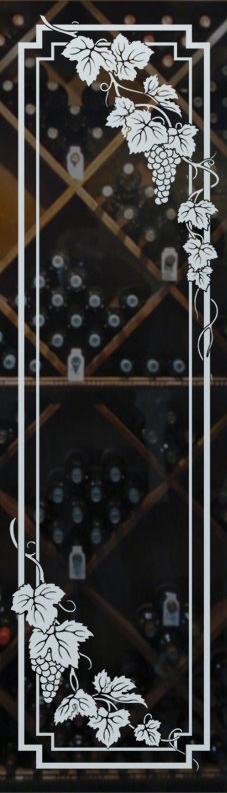 Vetro Porta Sabbiato 9581