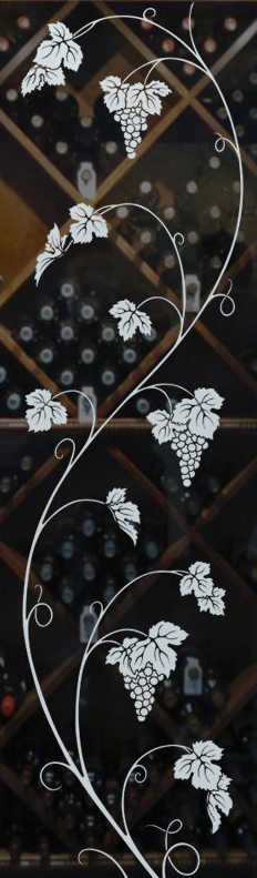 Vetro Porta Sabbiato 9591