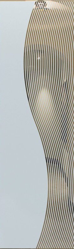 Vetro Porta Sabbiato 9666